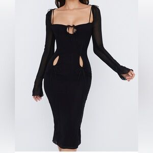 HOUSE OF CB Ophelia Cutout Midi Dress